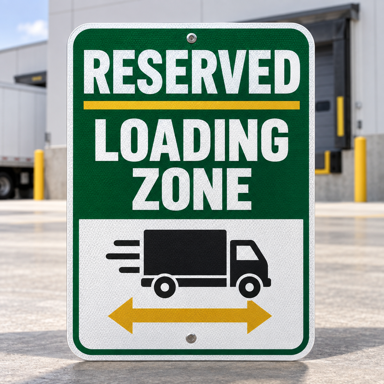 aabo-reserved-loading-zone-sign Reserved Loading Zone Sign - Image 1